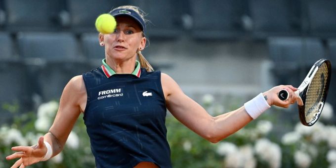 Jil Teichmann bleibt auf Rasen erfolglos. Jil Teichmann