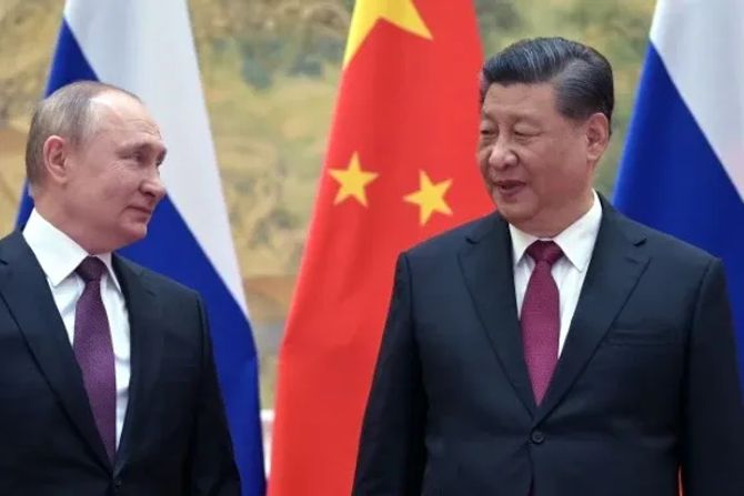 Putin (l.) und Xi