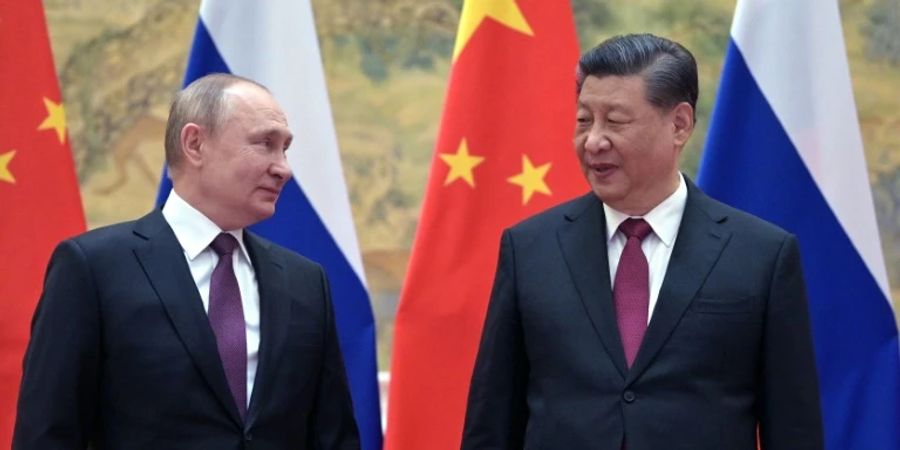 Putin (l.) und Xi Anfang Februar in Peking