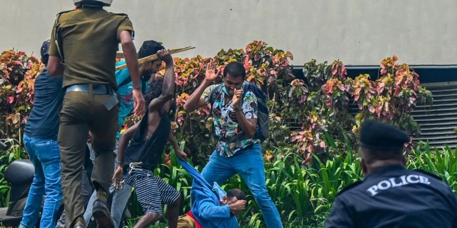 Gewaltsame Ausschreitungen in Sri Lanka