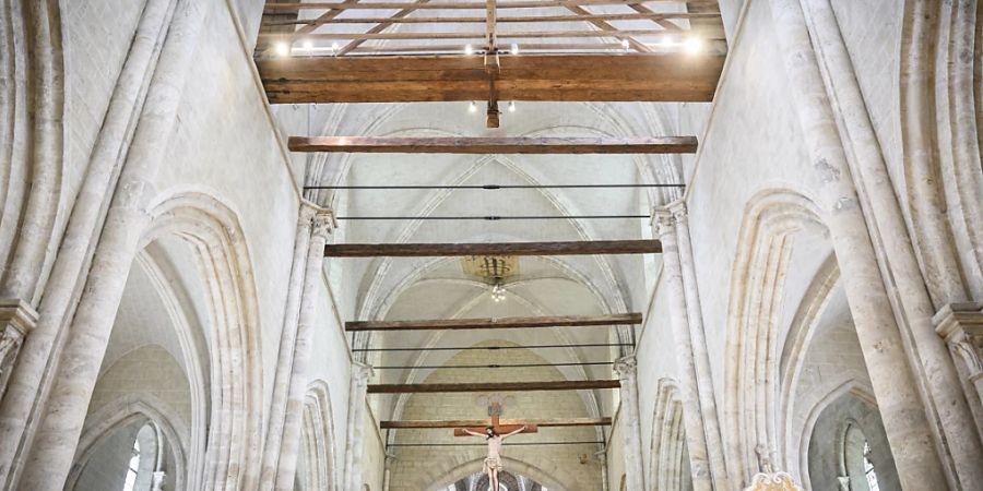 Das restaurierte Kirchenschiff strahlt in neuem Glanz.