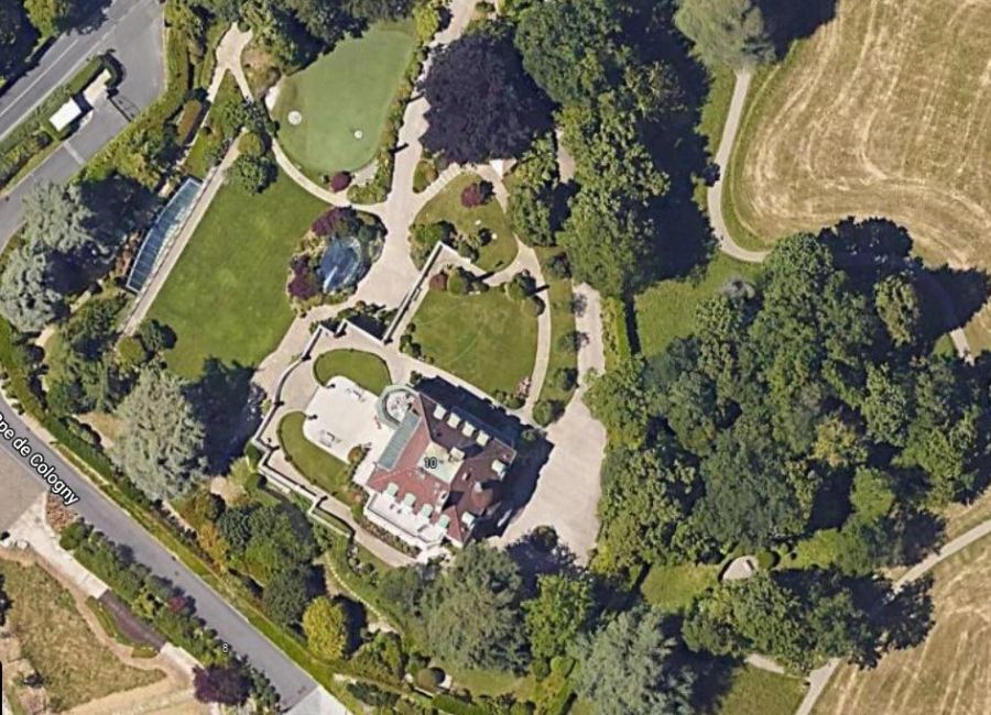 Die Villa «Belle Haven» an der Rampe de Cologny 10 in Cologny (GE): Hier soll Alina Kabajewa, die Geliebte von Wladimir Putin, gelebt haben.