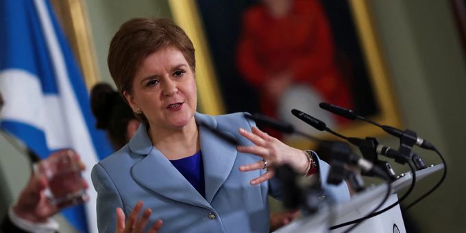 Nicola Sturgeon, Ministerpräsidentin von Schottland. Schottland