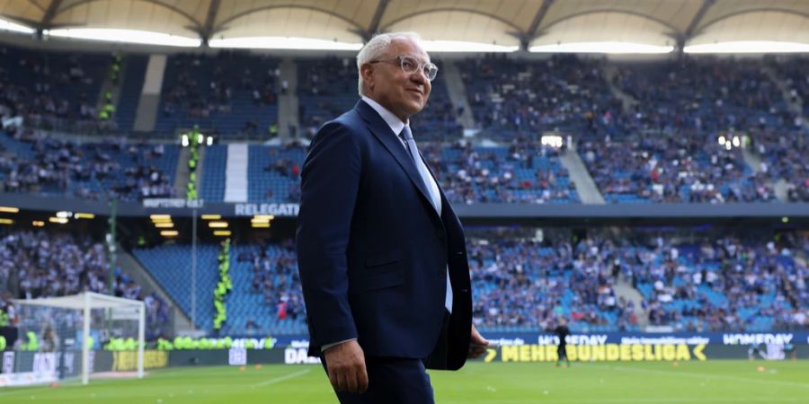 Hertha-Coach Felix Magath vor dem Auswärtsspiel seines Teams in Hamburg.