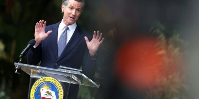 Kaliforniens Gouverneur Gavin Newsom Kaliforniens Gouverneur Gavin Newsom