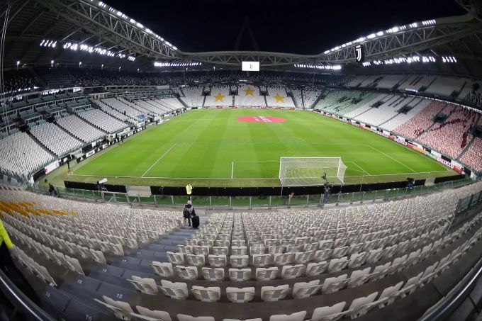Der Coronavirus sorgt für ein Geisterspiel im Stadionvon Juventus Turin. Juventus Turin
