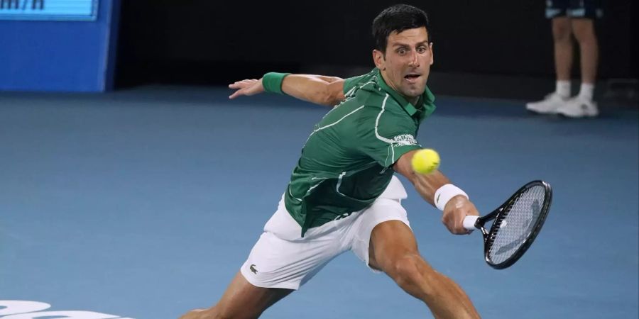 Im Final der Australian Open erwartet Thiem der Serbe Novak Djokovic.