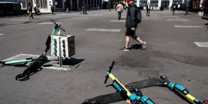 E-Scooter sind vielerorts umstritten. E-Scooter Montréal