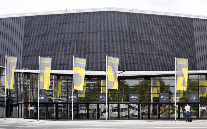 Aussenansicht von «Ahoy», der Veranstaltungshalle, die für den Eurovision Song Contest 2020 geplant war. Dort werden nun Corona-Patienten versorgt. eurovision song contest