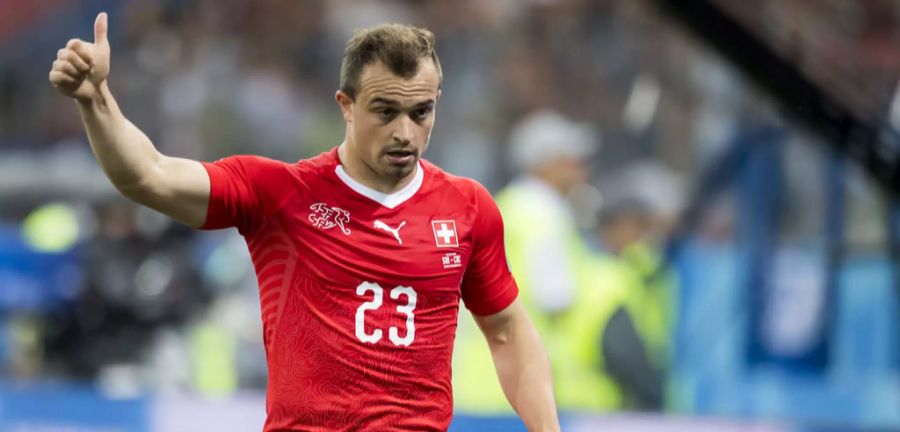 Xherdan Shaqiri im Einsatz für die Schweizer Nationalmannschaft