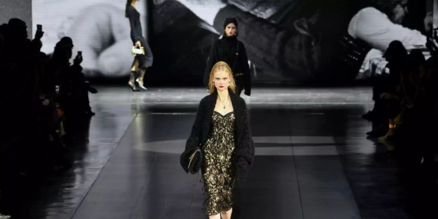 Dolce&Gabbana hielten am Sonntag an ihrer Schau fest