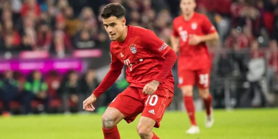 Darf in Hoffenheim von Beginn ran: Bayern-Profi Philippe Coutinho. Foto: Matthias Balk/dpa