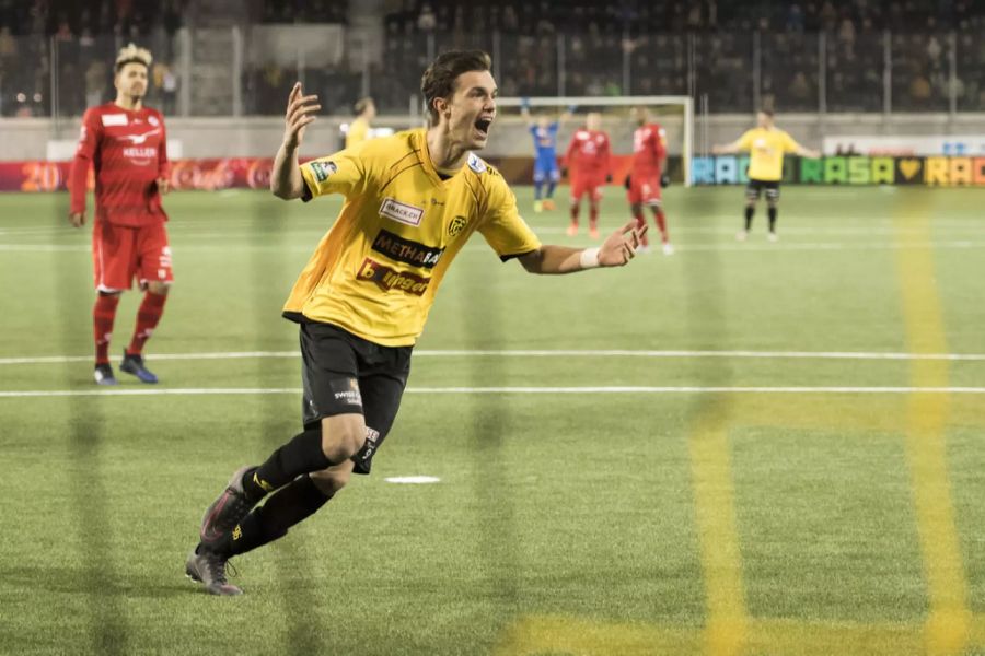 Vor seinem Wechsel nach Luzern jubelte Shkelqim Demhasaj für den FC Schaffhausen.