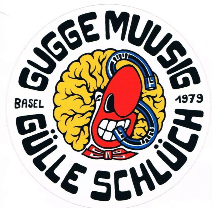 Das Logo der Gugge Gülle Schlüch wurde auf einem mittlerweile gelöschten Bild mit Nazi-Symbolen geschmückt. nazi basler