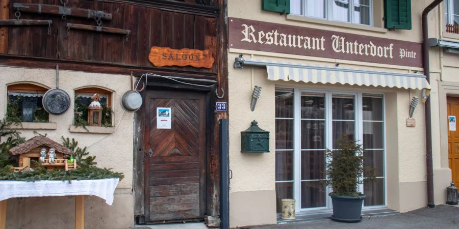 Das Restaurant Pinte in Gontenschwil.