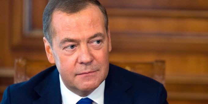Russlands Ex-Präsident Dmitri Medwedew fordert Trump und Musk auf, nicht zu streiten. (Archivbild) Dmitri Medwedew