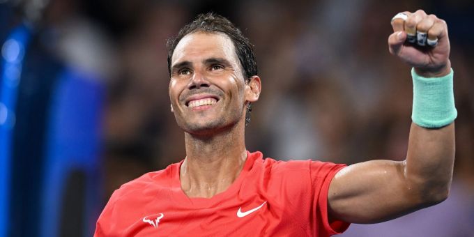 Rafael Nadal steht beim Turnier in Brisbane im Viertelfinal. Rafael Nadal