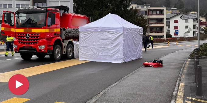 Nau.ch vor Ort - Velofahrer stirbt bei Kollision in Nussbaumen AG