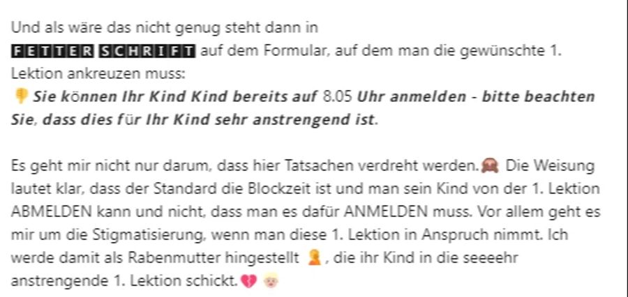 Die 39-Jährige kritisiert vor allem die «Stigmatisierung».