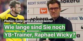 Nach 0:1 beim FCZ - Wie lange sind Sie noch YB-Trainer, Raphael Wicky?