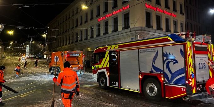 29 Einsätze für Basler Sanität am Fasnachtsdienstag. Fasnachtsdienstag