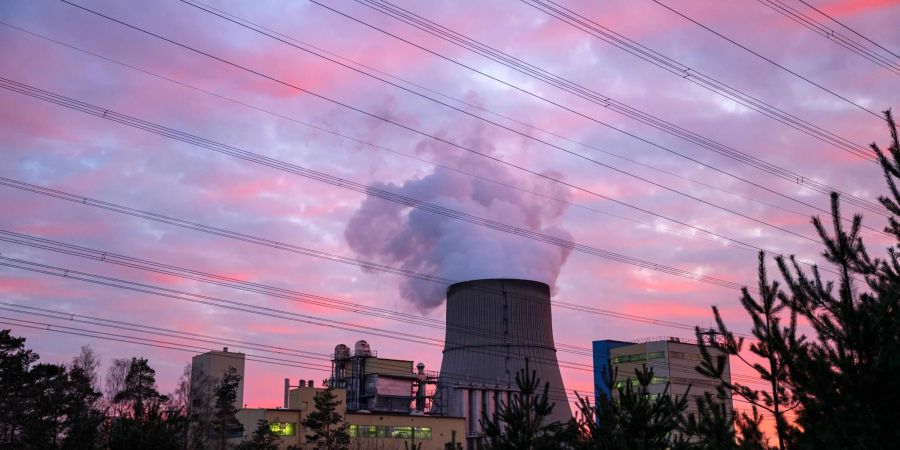 Das Kernkraftwerk Emsland in Niedersachsen.