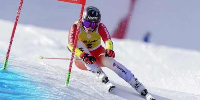 Lara Gut-Behrami beim Weltcup-Final in Andorra im März 2023. FIS Lara Gut-Behrami