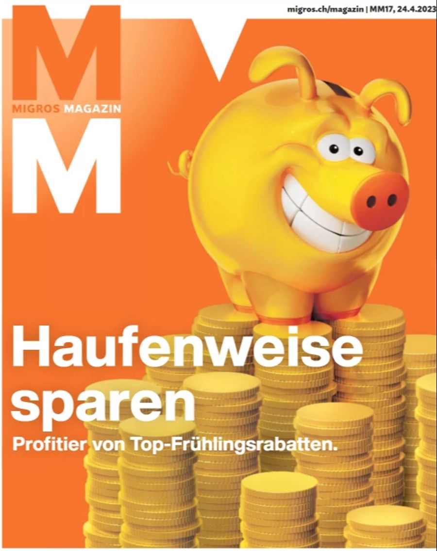 So sieht das Cover des neuen Migros-Magazin aus.