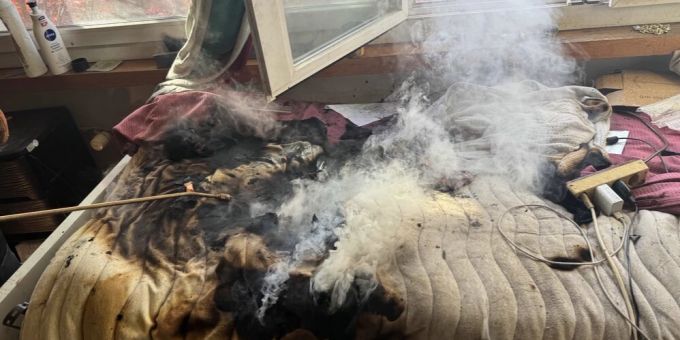 Brand in St. Gallen - Verursacher beschimpft und bedroht Polizisten