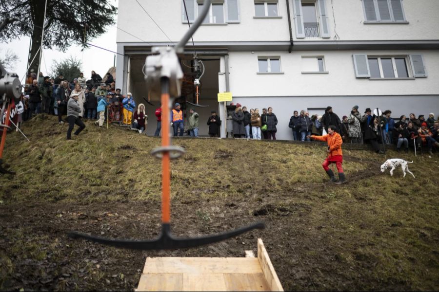 Hier wird der Skilift «Grauer Himmel» am 1. Februar in St. Gallen eröffnet.