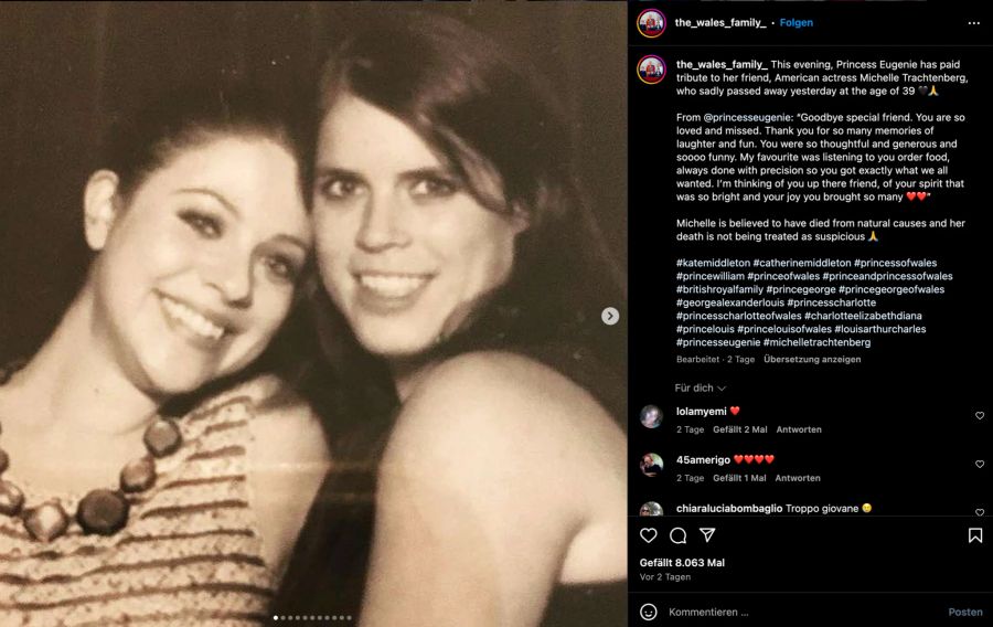 Michelle Trachtenberg Prinzessin Eugenie