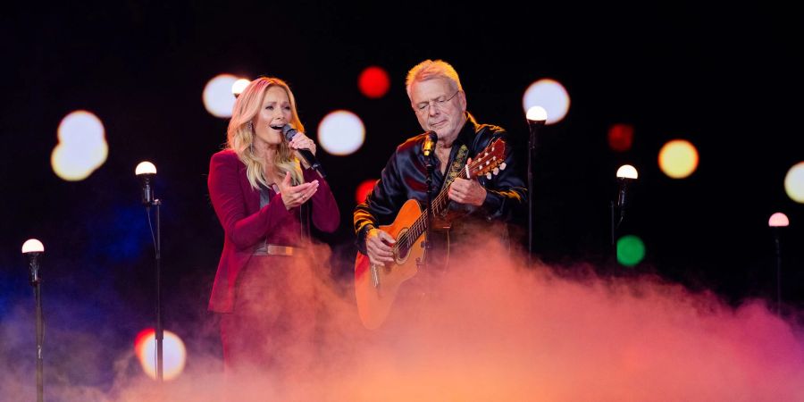 Sängerin Helene Fischer und Sänger Reinhard Mey.