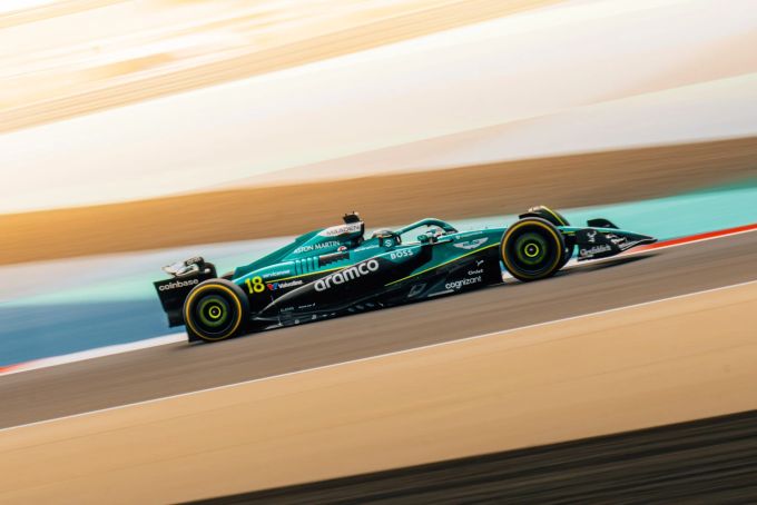 Aston Martin testet mit dem neuen AMR25 für die Saison 2025 in der Formel 1. Aston Martin Formel 1
