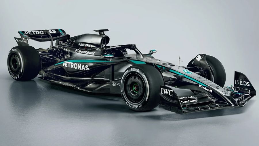 Der Mercedes W16 startet 2025 in der Formel 1.