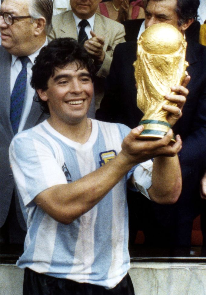 Maradona gewann mit Argentinien die Fussballweltmeisterschaft 1986 in Mexiko. (Archivbild) Diego Maradona
