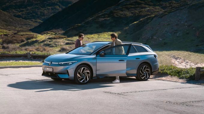 ID.7 Tourer: Volkswagen präsentiert einen vollelektrischen Kombi, der auch auf weiten Reisen brilliert. ID.7 Tourer, Volkswagen