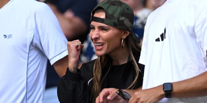 Sophia Thomalla ist erstmals als Glücksbringer für Alexander Zverev bei einem Grand-Slam-Finale dabei. Sophia Thomalla