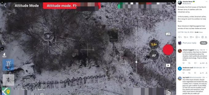 Kursk Drohnen Ukraine Nodkorea