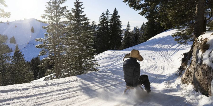 Aber Skifahren ist nach wie vor beliebt. Genau so wie Schlitteln und Winterwandern.