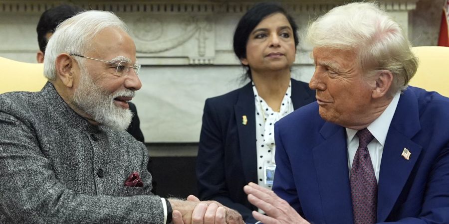 APTOPIX Trump Modi