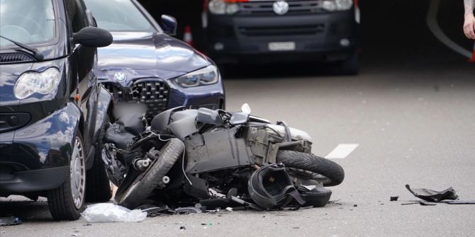 Unfall an Langstrassen-Unterführung