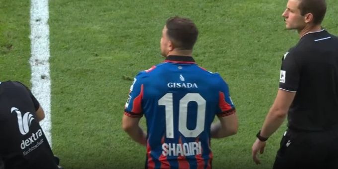 30'000 Fans jubeln - Hier wird FCB-Shaqiri gegen Yverdon eingewechselt