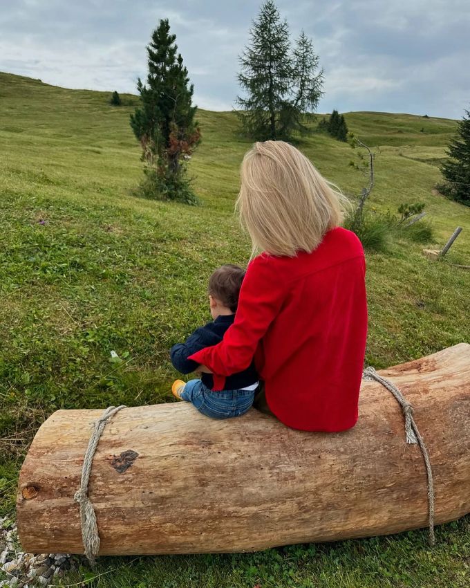 Jööö! Michelle Hunziker und ihr Enkelchen Cesare. michelle hunziker