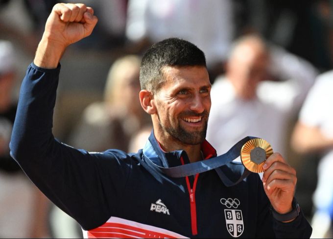 In Paris krönte sich Novak Djokovic zum Olympiasieger. Novak Djokovic