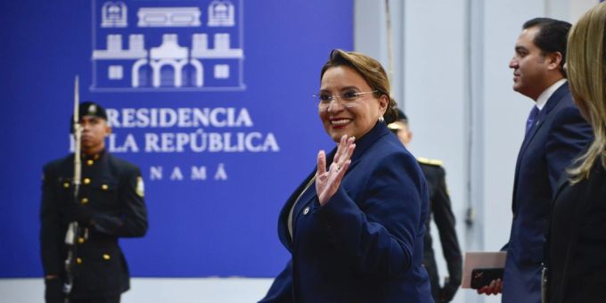 Xiomara Castro, die Präsidentin von Honduras. Xiomara Castro