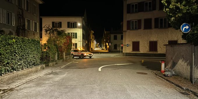 Selbstunfall mit Fahrrad in Glarus. Glarus