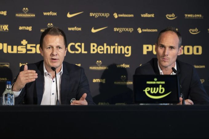 Die sportliche Leitung bei YB: VR-Delegierte Christoph Spycher und Sportchef Steve von Bergen. YB