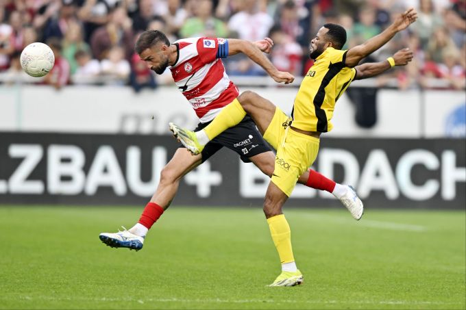 Meschack Elia im Spiel gegen Winterthur. YB