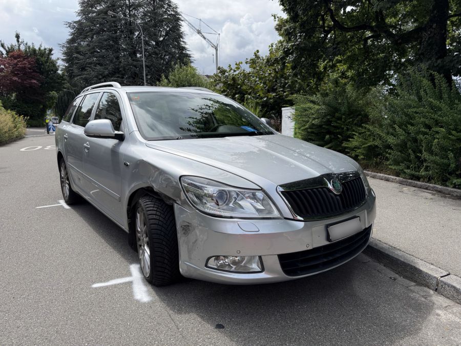Beim Unfall entstand Sachschaden.