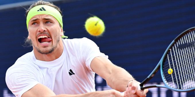 Alexander Zverev feiert den ersten Turniersieg 2025. Alexander Zverev